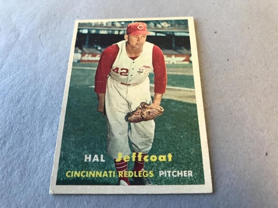 1957 Topps Baseball #93 HAL JEFFCOAT Redlegs