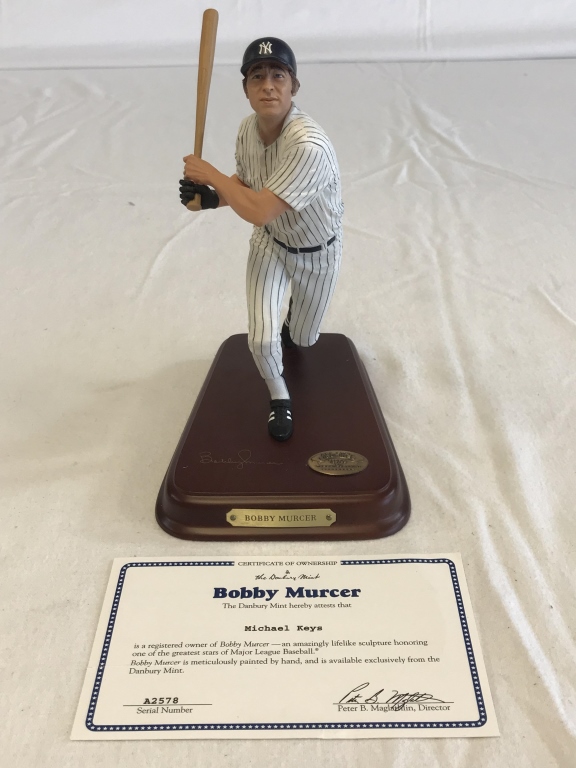 BOBBY MURCER Yankees Danbury Mint Figure with COA