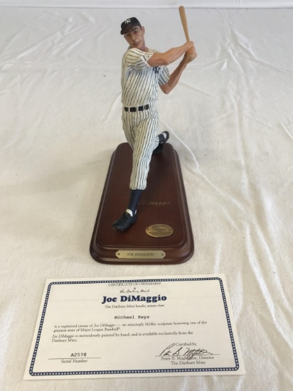 JOE DIMAGGIO Yankees Danbury Mint Figure with COA
