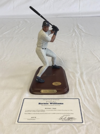 BERNIE WILLIAMS Yankees Danbury Mint Figure w/ COA