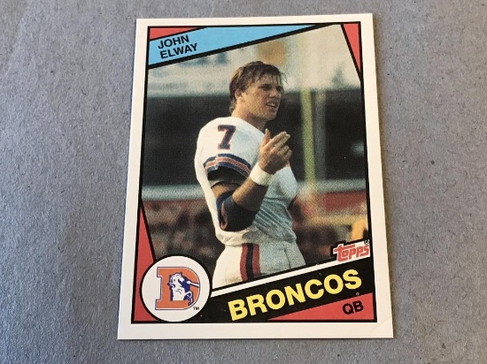 JOHN ELWAY 1984 Topps Football ROOKIE Card
