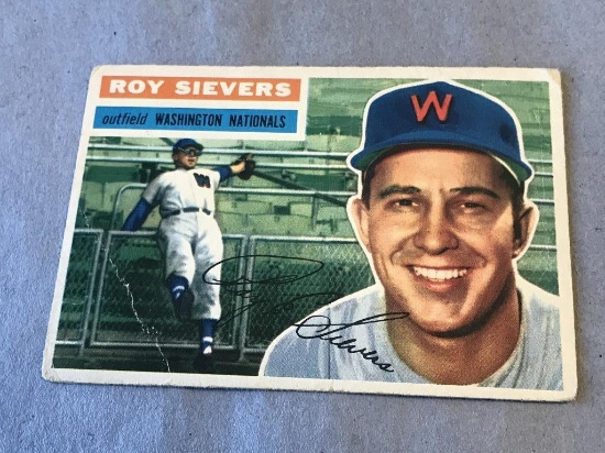 ROY SIEVERS Nationals 1956 Topps Baseball #75