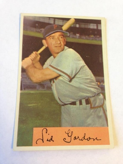 SID GORDON Pirates 1954 Bowman Baseball Card #11