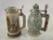 Lot of 2 Avon Collectible Steins