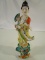 Vintage Chinese Lady Hand Painted Figurine