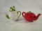 Vintage Lefton & Pantry Parade Pantry Tea Pots