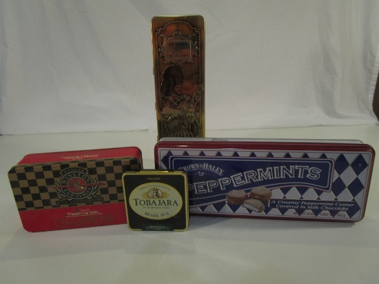 Lot of 4 Tins, Various Items