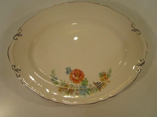 Vintage Crown Potteries Co. Platter #643
