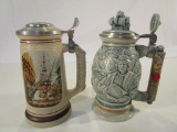 Lot of 2 Avon Collectible Steins