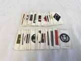 Army Corps & Divisional Signs.Cigarette Cards 1924