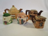 5 Vintage Japanese Teapots & Accessories