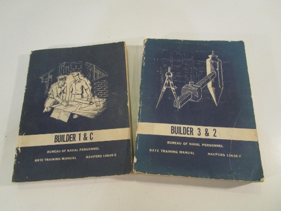 Vintage Bureau Of Naval Personnel Books