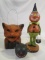 Lot of 3 Halloween Home Decor