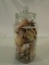 Tall Jar of Seashells