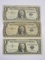 Lot of 3 1957 1$ Silver Notes