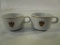 Lot of 2 Western Airlines 60th Anniversary Cup