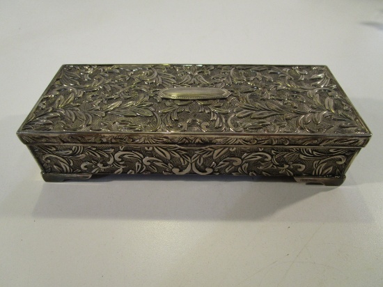 Vintage Silver Plated Godinger Jewelry Box