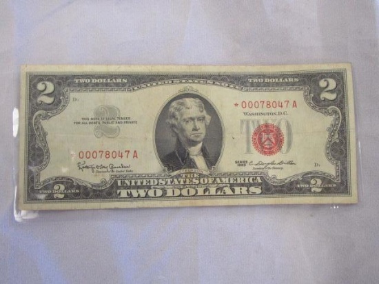 Series 1963 2$ Star Red Note