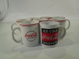 Lot of 8 Coca Cola Coffee Cups