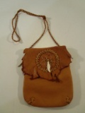 Vintage Soft Leather Hand Sewn Purse