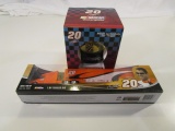 Lot of #20 Nascar Snow Globe & #20 Model Semi