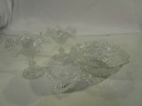 Lot of 4 Vintage Crystal Pieces