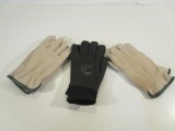 Lot of 3 Pairs of Working Gloves