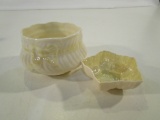 Lot of 2 Vintage Belleek Fermanagh of Ireland