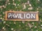 Rustic Pavilion Wood Sign