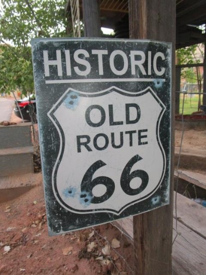 Re-Pop Historic Old Route 66 Sign