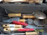 lot of crafting utensils