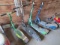 Lot of 4 Razor Scooters