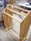 Wood quilt rack