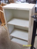 wood 3 shelf bookshelf