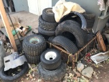 Lot of 15 plus ATV tires