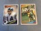 DAN FOUTS Chargers 1984 Topps Football Lot of 2