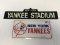 New York Yankees Souvenir License Plate and Sign