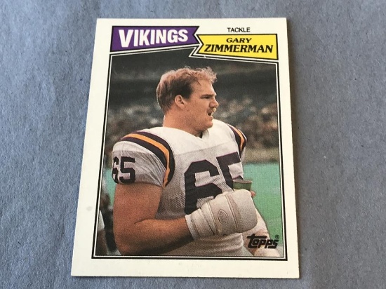 GARY ZIMMERMAN Vikings 1987 Topps Football ROOKIE