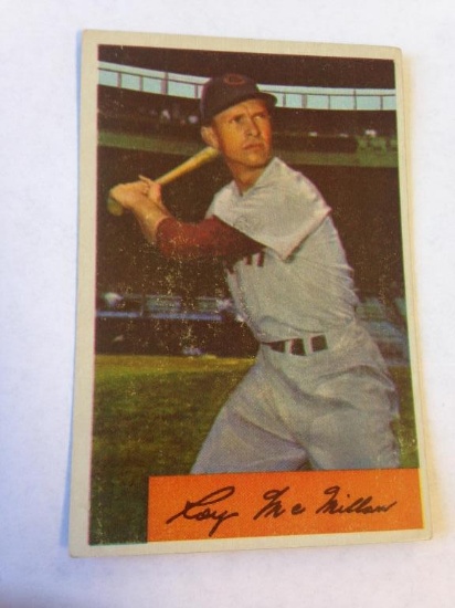 ROY McMILLAN Redlegs 1954 Bowman Baseball Card #12