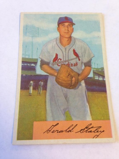 GERRY STALEY Cardinals 1954 Bowman Baseball Card