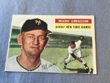 MARV GRISSOM Giants 1956 Topps Baseball Card #301,