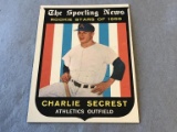 1959 Topps Baseball CHARLIE SECREST #140 A's