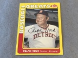 RALPH HOUK Autograph Baseball Card