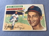 1956 Topps Baseball #59 JOSE SANTIAGO Indians