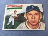 1956 Topps Baseball #22 JIM FINIGAN A's