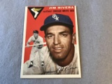 JIM RIVERA White Sox 1954 Topps Baseball Card #34