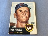 TOBY ATWELL Cubs 1953 Topps Baseball Card #23