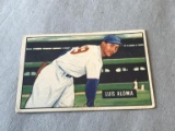 LUIS ALOMA White Sox 1951 Bowman Baseball #231