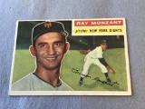 RAY MONZANT Giants 1956 Topps Baseball Card #264,