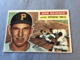 BOB SKINNER Pirates  1956 Topps Baseball Card #297